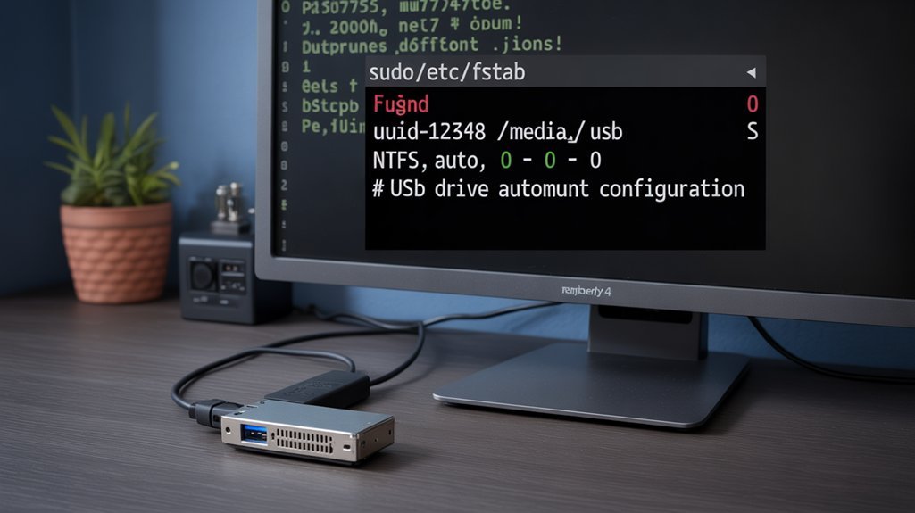 automatic usb drive mounting