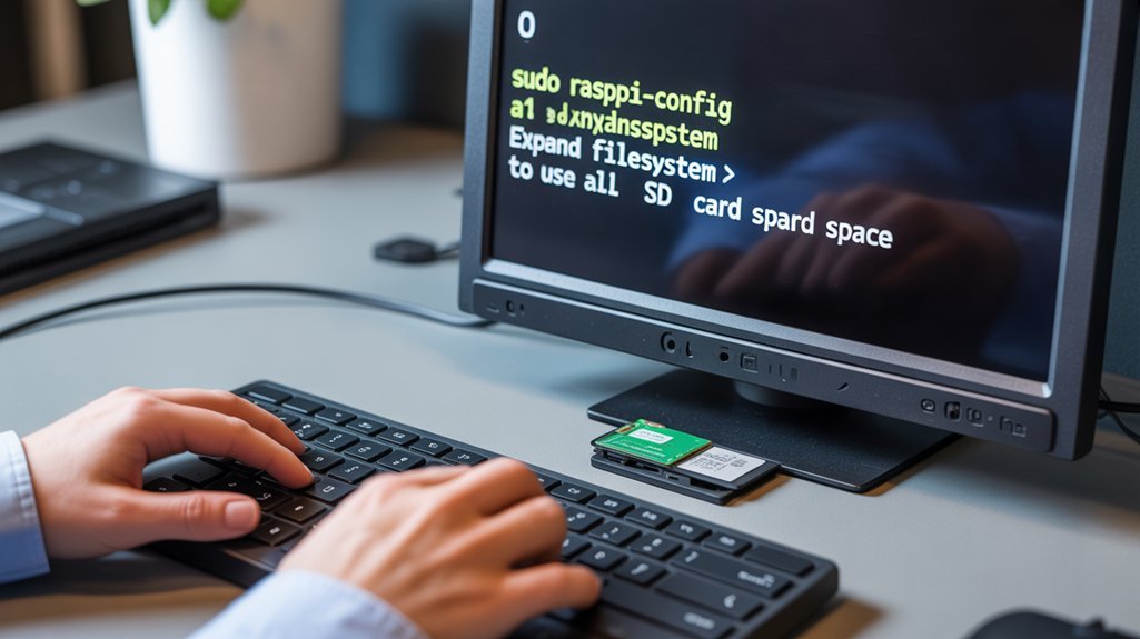 resize raspberry pi filesystem