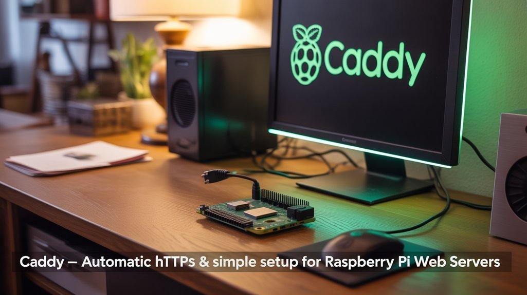 automatic https with caddy raspberry pi web server