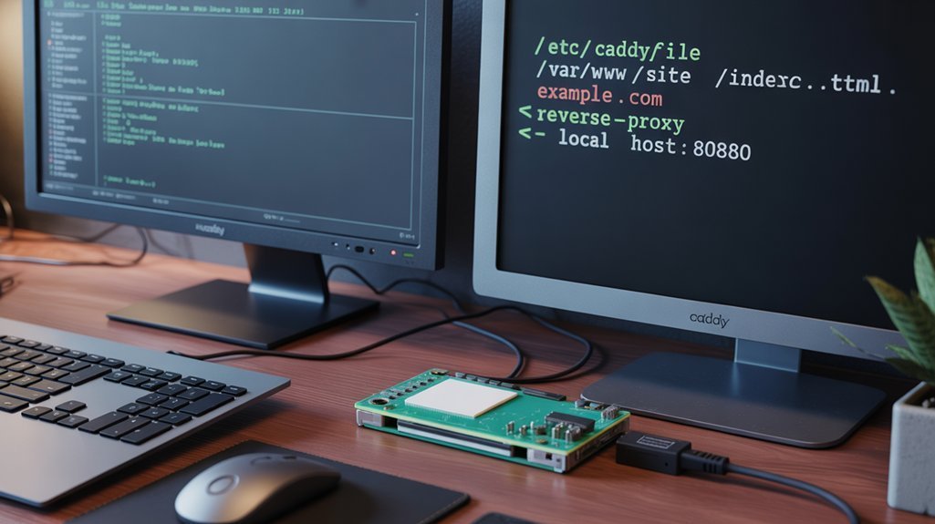 caddyfile driven predictable site structure