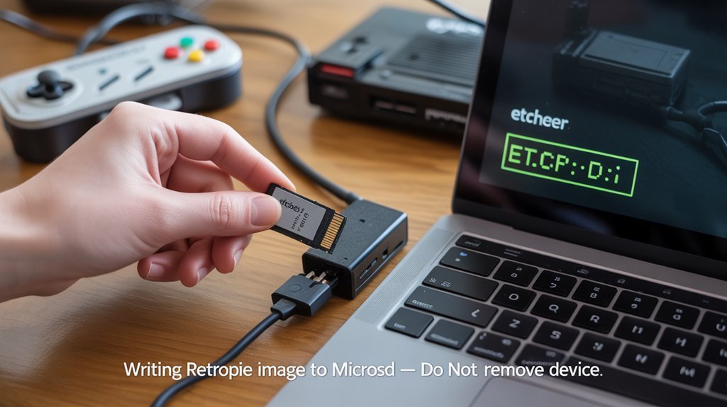 flashing retropie image process