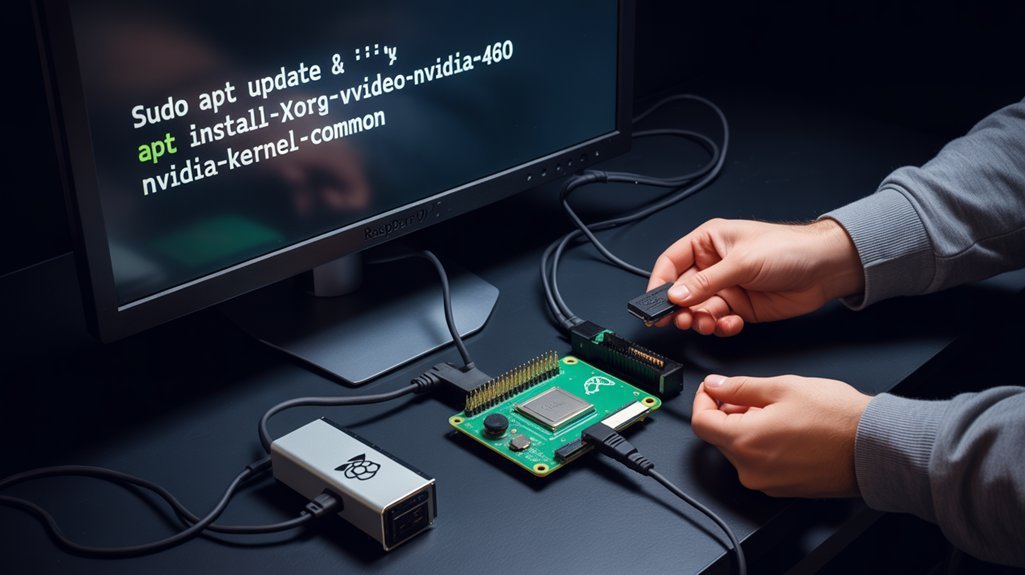 driver installation guide for a GPU with a Raspberry Pi