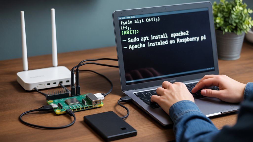 install an apache web server on a raspberry pi