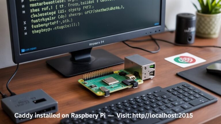 install caddy on raspberry pi