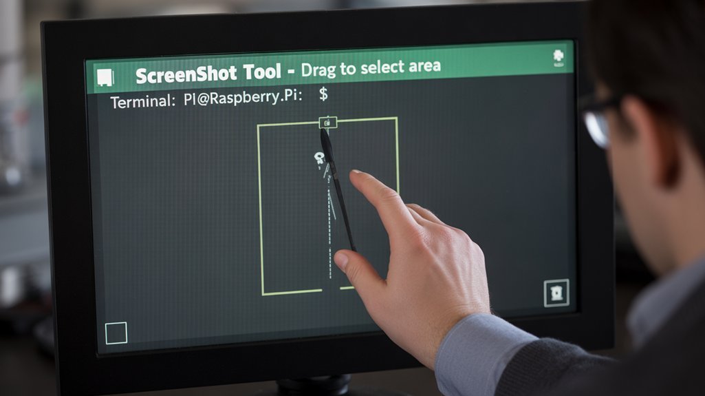 screen area capture tools for Raspberry Pi OS