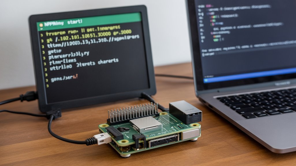 How to Install NodeJS With Express on a Raspberry Pi 2 start a server with nodejs with express on a raspberry pi: enable ssh