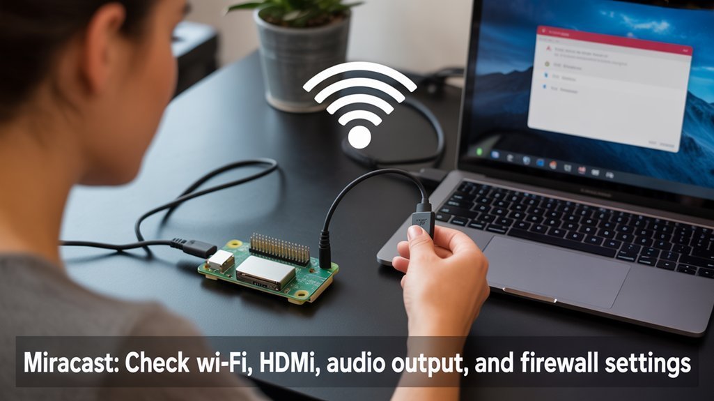 troubleshooting miracast connection issues
